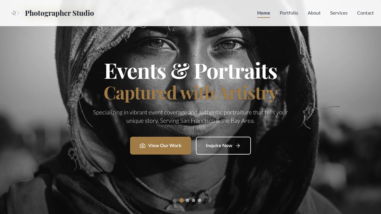 Photography Events & Portraits Showcase